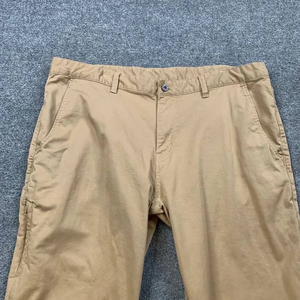 The North Face Pants Mens 40 Scone Cotton Stretch Flat Front Chino Straight Leg
